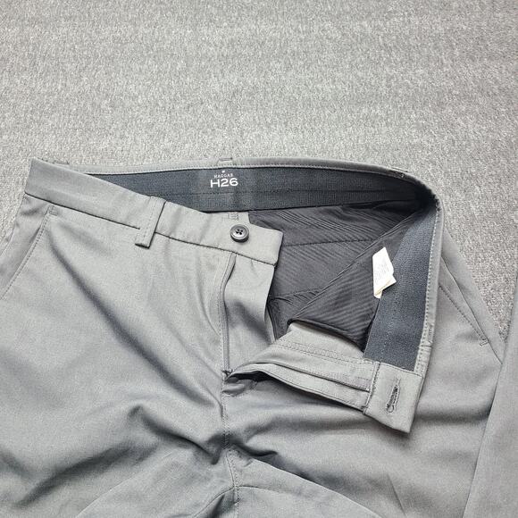 Haggar H26 Pants Mens 30x32 Gray Dress Slacks Polyester Flat Front Classic - Picture 4 of 9
